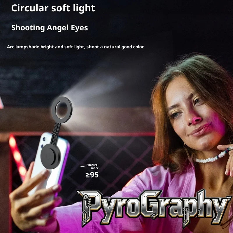 Creator MagSafe Pocket Ring Light + Stand (Level Up Selfie Vids On-the-Go)
