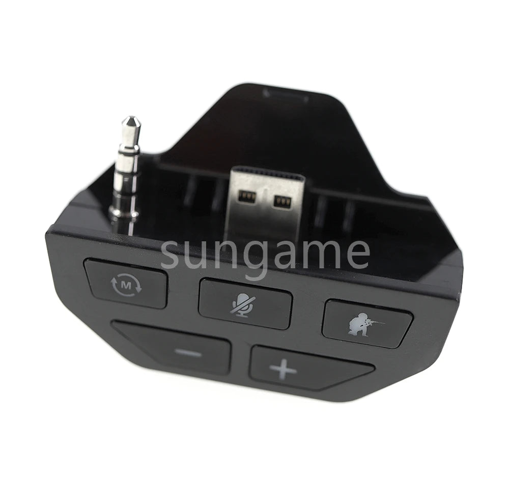 1pc Audio for Xbox One XboxSeries S X Controller Stereo Headset Adapter Headphone Converter