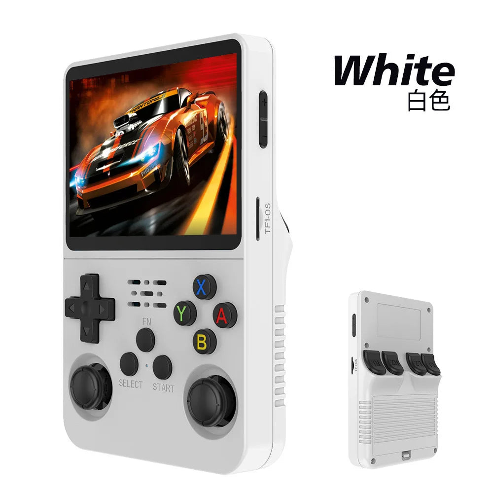 R36S 64G Retro Handheld Game Console Linux System 3.5Inch IPS Screen Portable Pocket Video Player 2 Joystick 64G Kid Gift