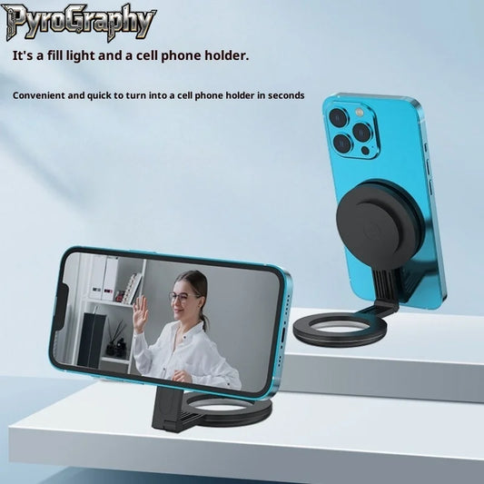 Creator MagSafe Pocket Ring Light + Stand (Level Up Selfie Vids On-the-Go)