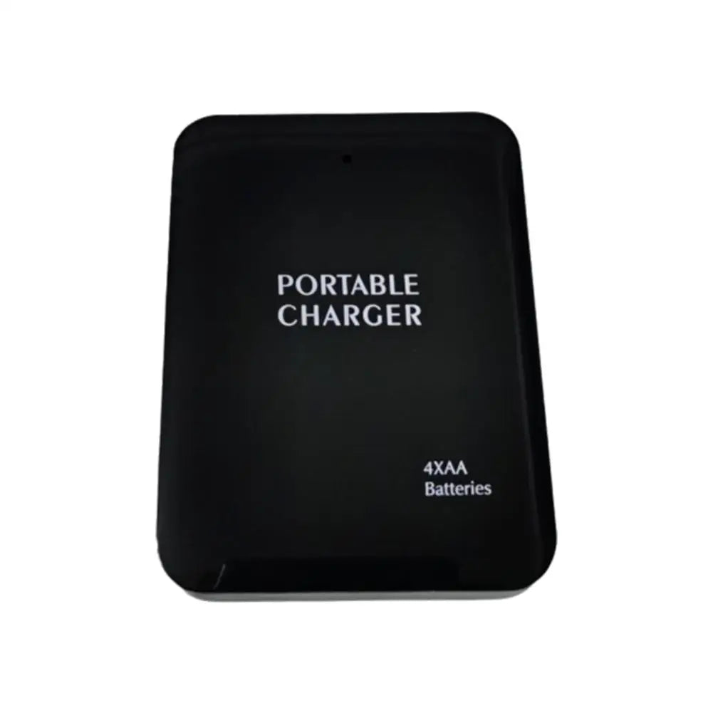 Portable Power Bank Case USB 4 AA Battery External Emergency Charger Case With LED Light For Cell Phone