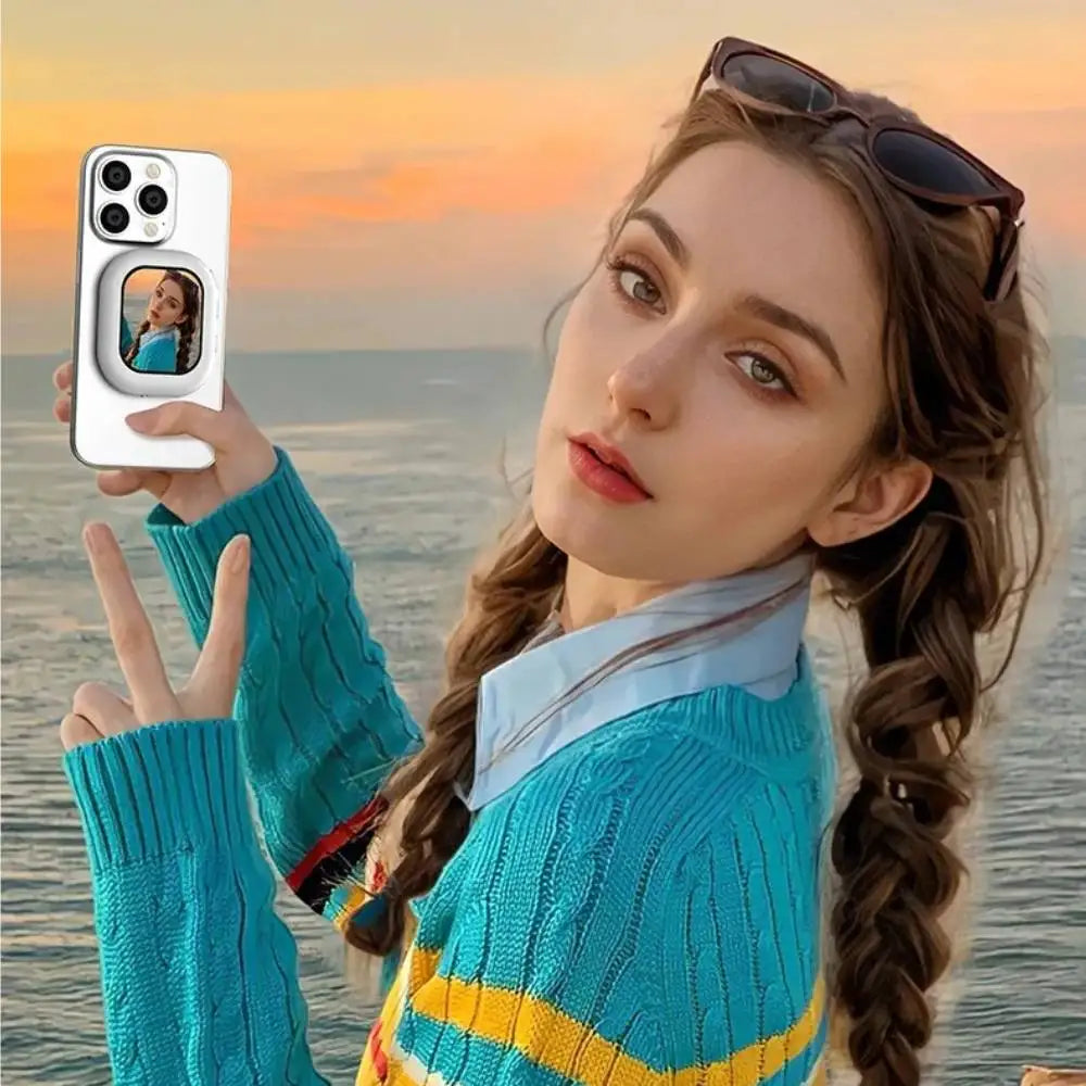 Mini Screen Photo Selfie Kit Magnetic Monitor Vlog for IPhone 17 16 15 Pro Max Phone Rear Lens Camera Controller Photography T3