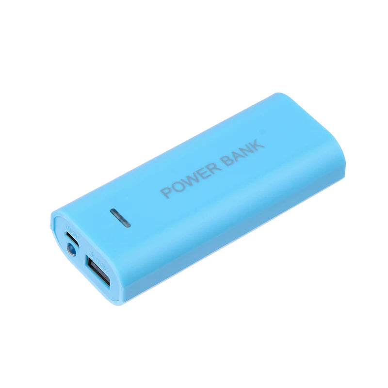 Replaceable Power Bank Case DIY 2Cell 18650 Battery Box For Smart Phone Charge 5V 1A For 18650 Battery With Indicator Light