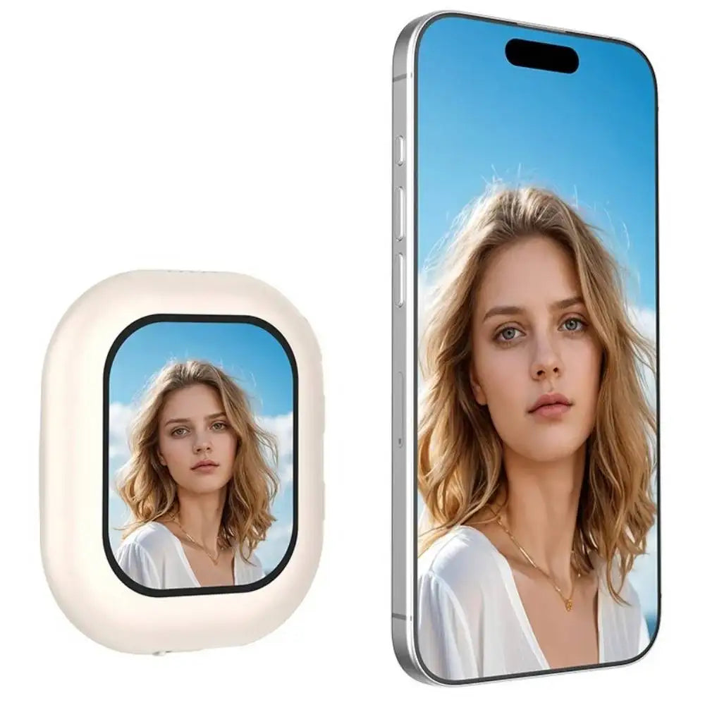Mini Screen Photo Selfie Kit Magnetic Monitor Vlog for IPhone 17 16 15 Pro Max Phone Rear Lens Camera Controller Photography T3