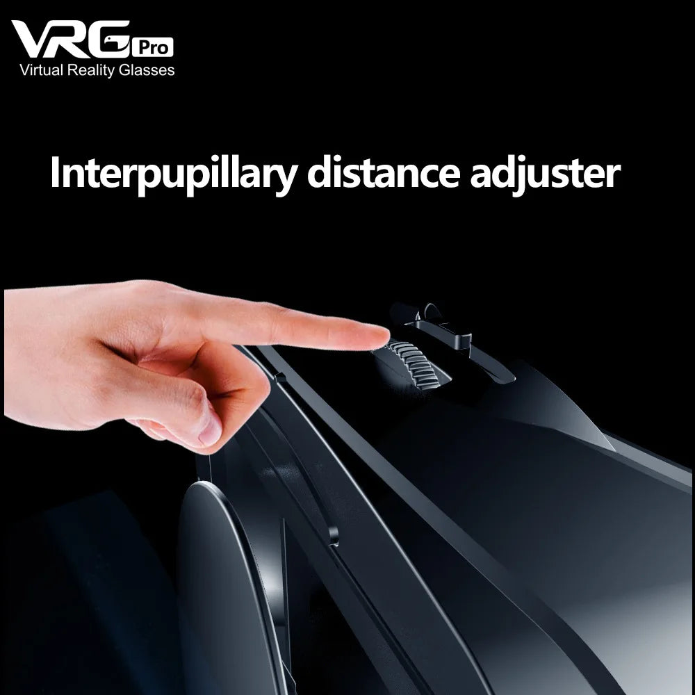 VRG Pro Virtual Reality VR Glasses Headset Devices Viar 3D Helmet Goggles Lenses Smart For Smartphone Cell Phone Mobile Game Set