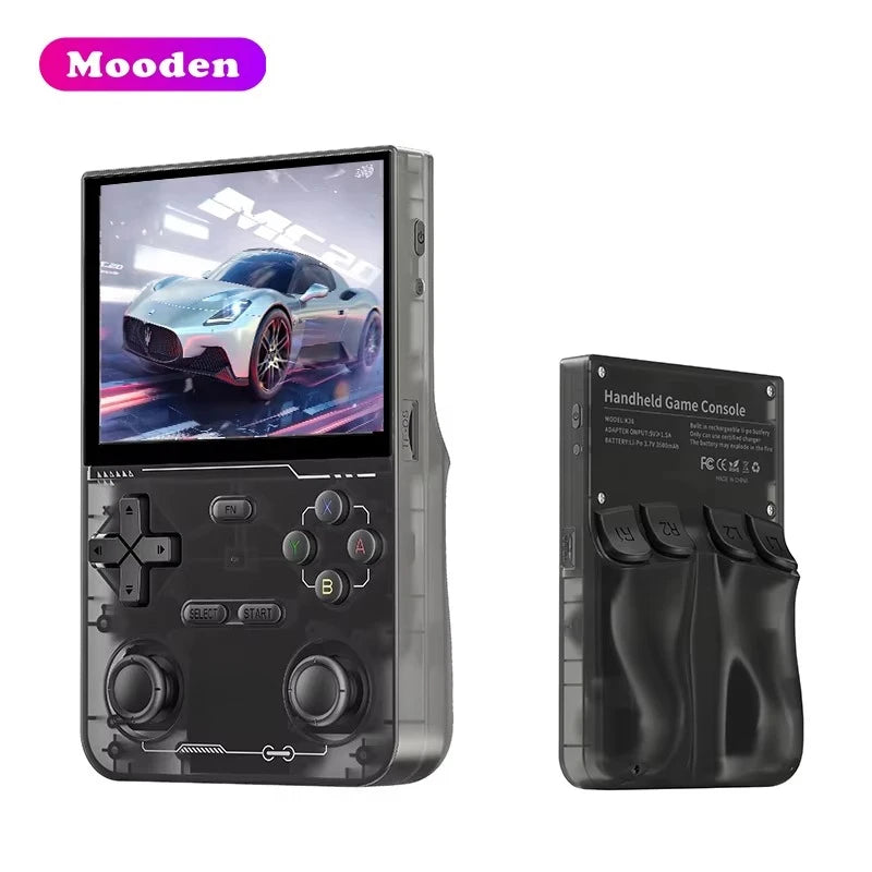 L K36 Handheld Game Console 3.5 Inch Screen Linux System 64g 15000 Game Classic Portable Retro R36S Handheld Game Console