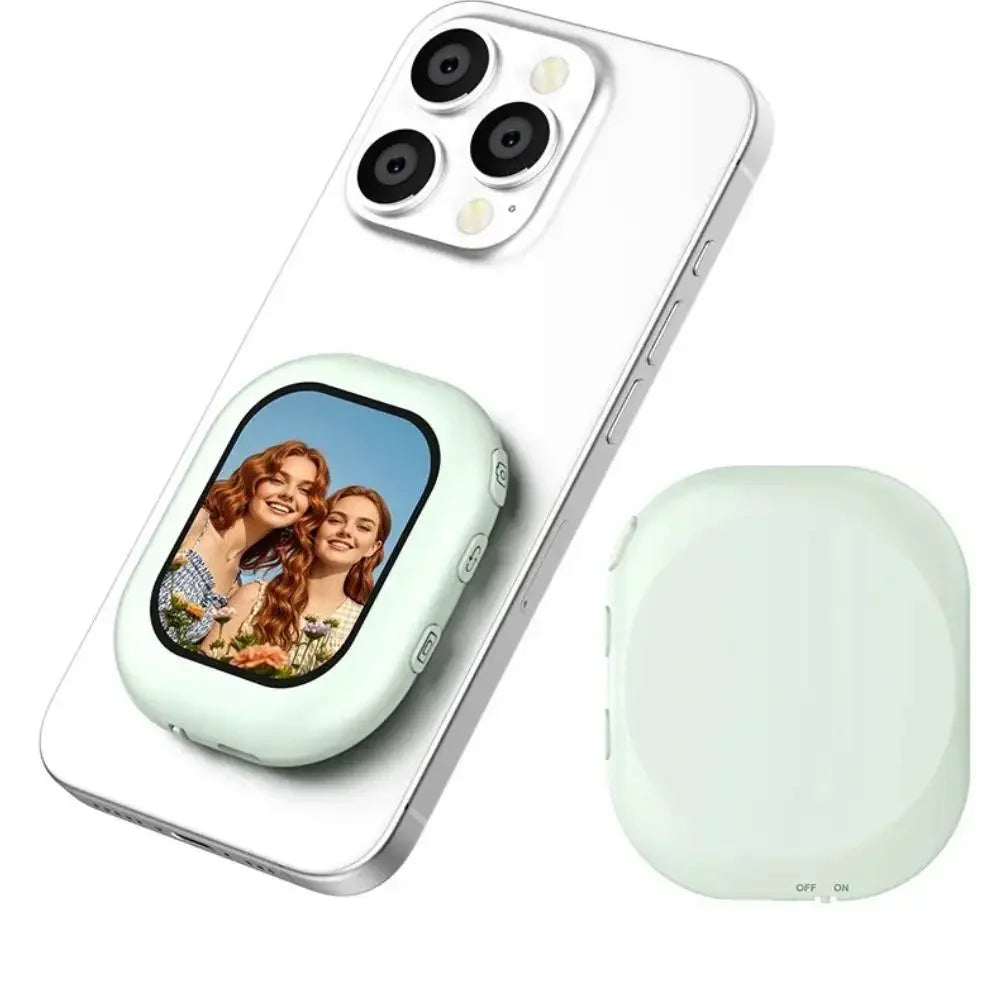 Mini Screen Photo Selfie Kit Magnetic Monitor Vlog for IPhone 17 16 15 Pro Max Phone Rear Lens Camera Controller Photography T3
