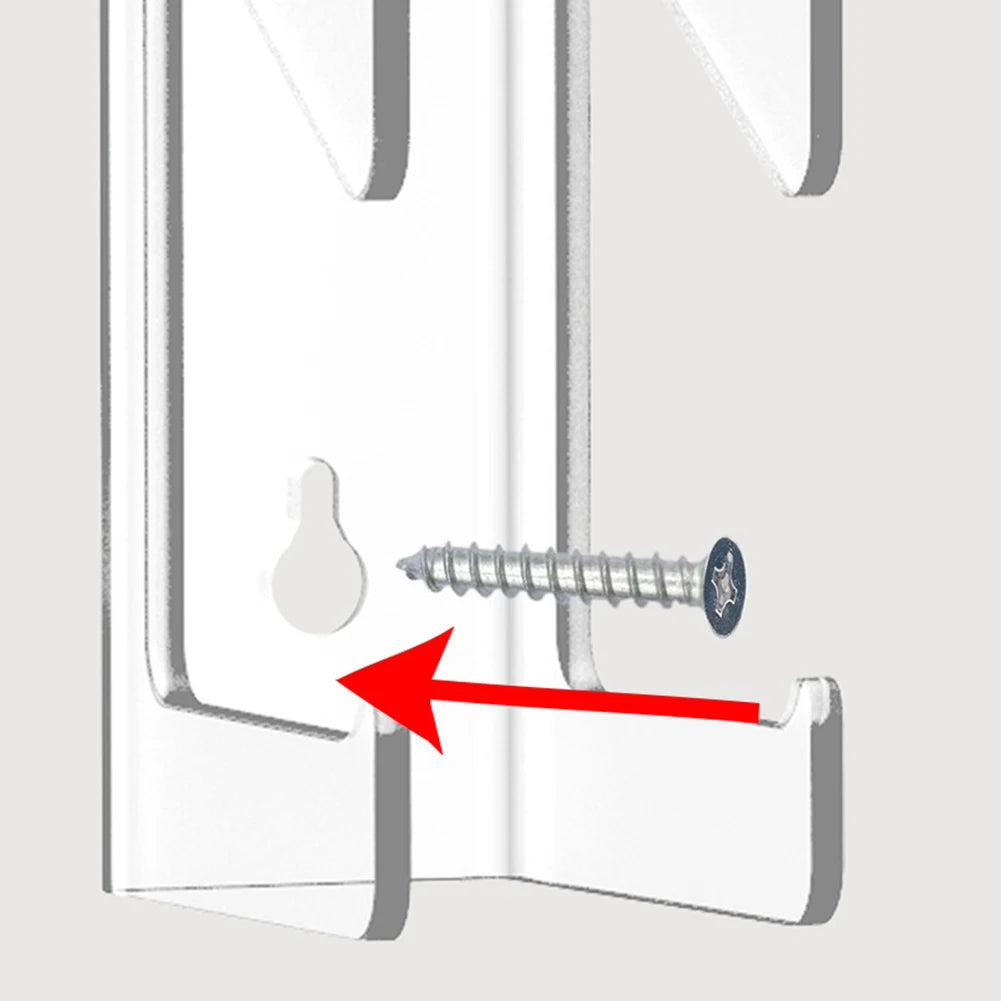 Transparent Game Controller Bracket Mount Universal Wall Mounted Gamepad Headset Stand Space Saving Storage Rack for PS4/Xbox