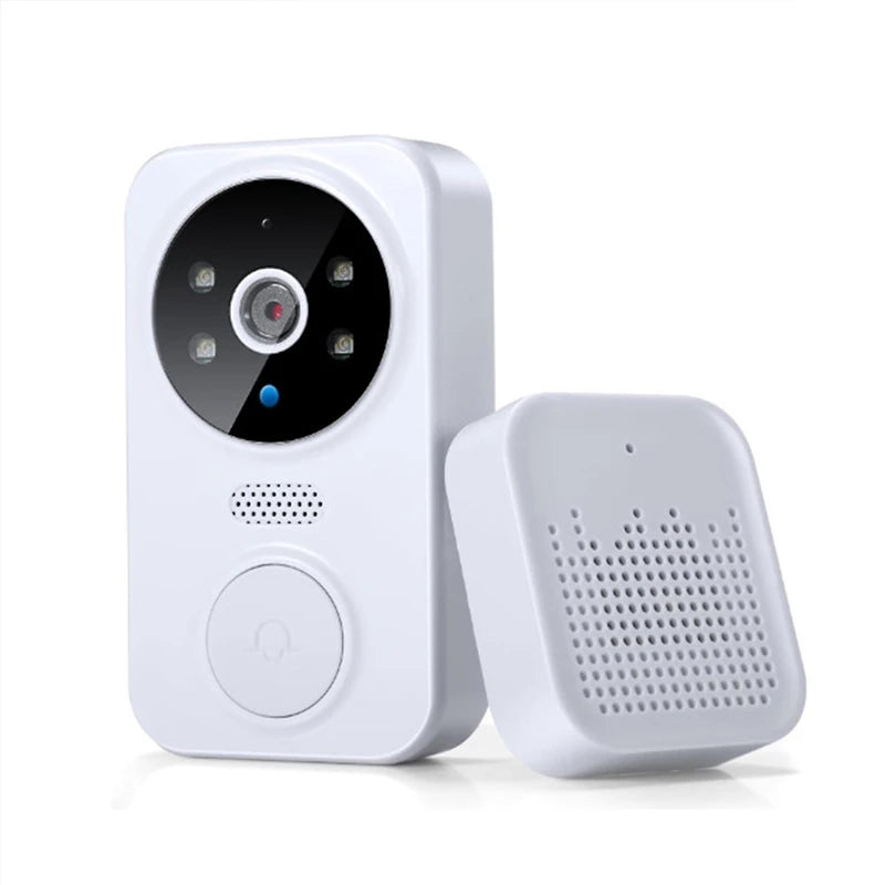 WiFi Smart Video Doorbell Camera Night Vision Smart Visual Doorbell Tuya APP Remote Monitoring Door Bell for Home Security