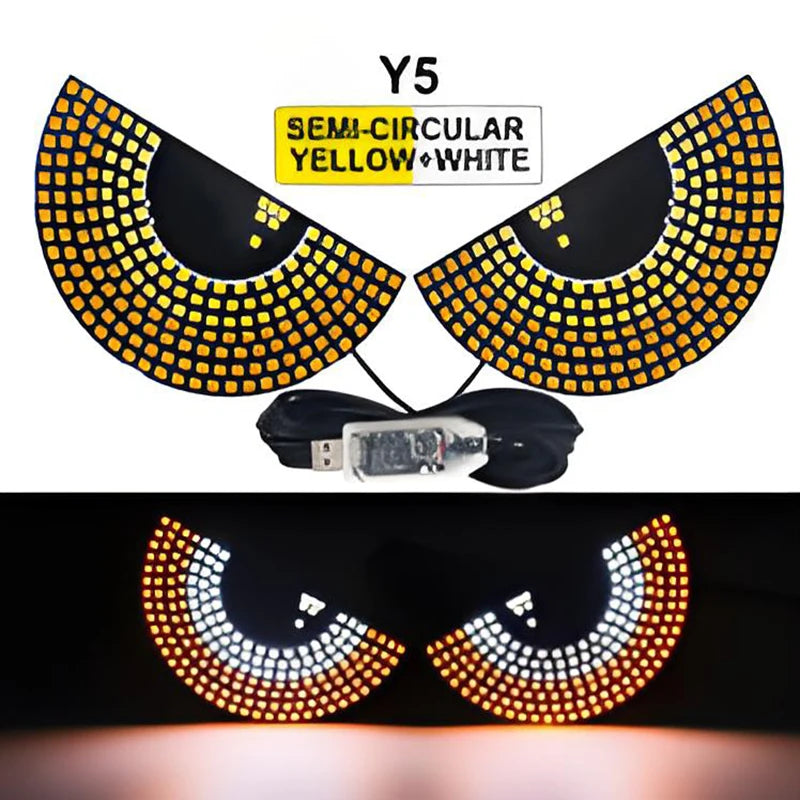 Truck LED Matrix Pixel Panel Display Screen Flexible RGB USB 5V Car Pattern Graffiti Text Projector Animation Shop Reminder Bar