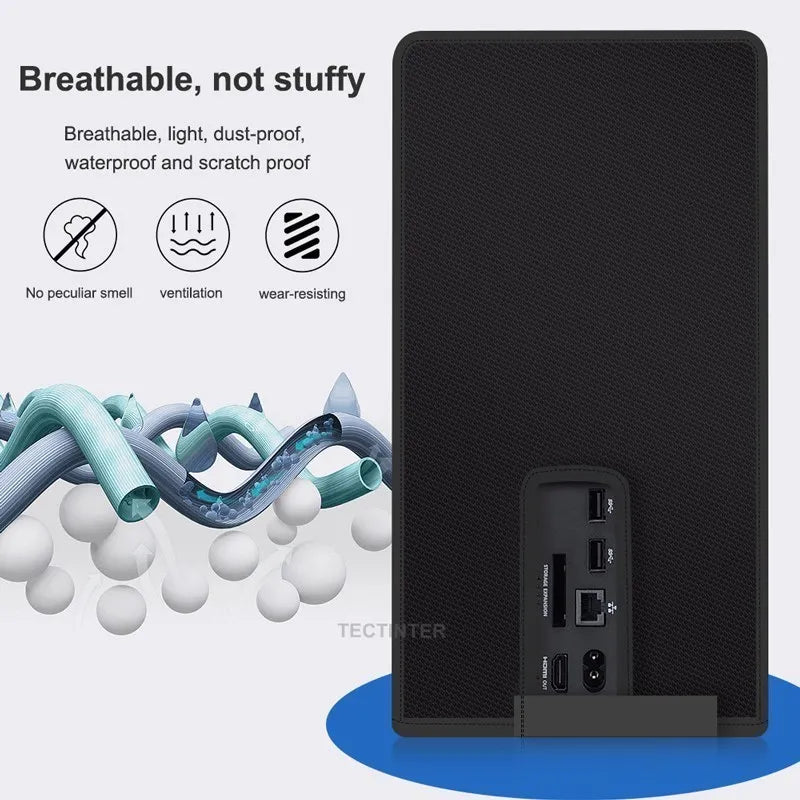 Dust Cover Vertical Case for Xbox Series X Console Anti-Scratch Horizontal Dustproof Sleeve for Xbox Series X Accessories