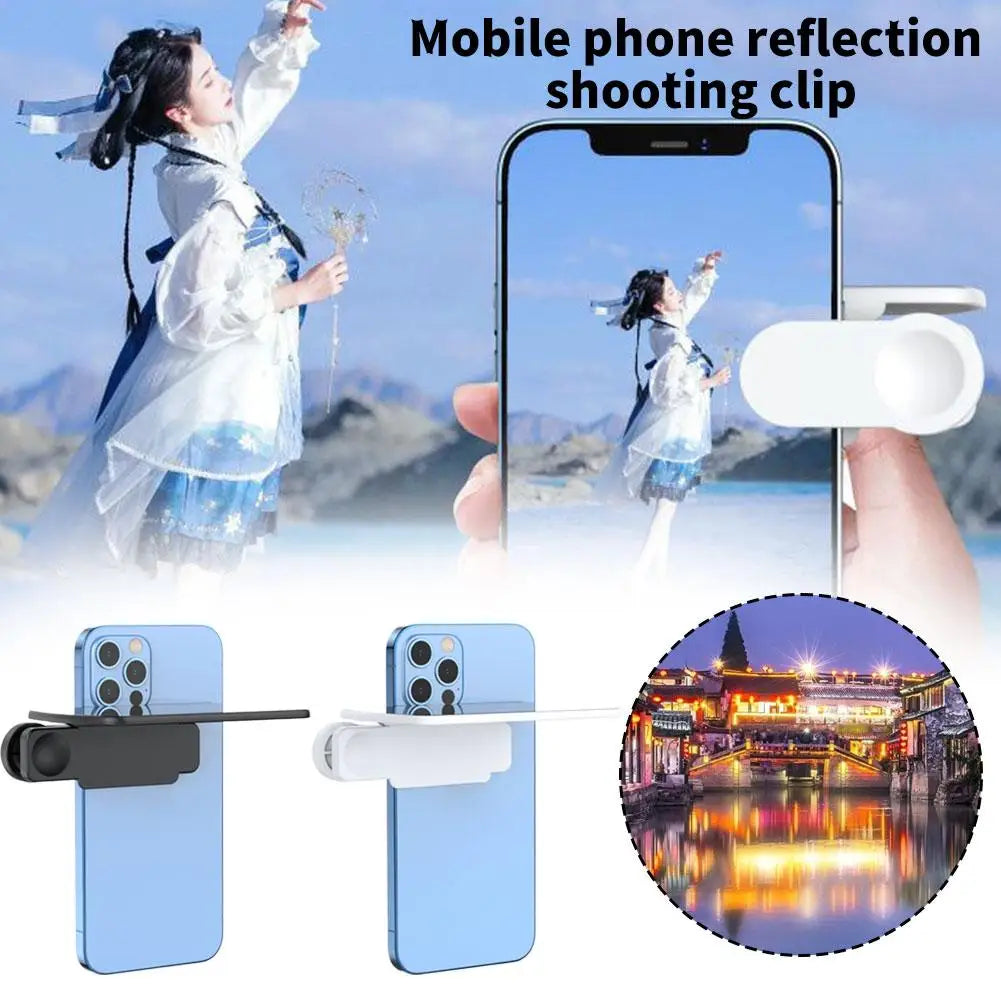  6th Generation Sky Mirror Mobile Reflection Shooting Clip Outdoor Travel Sky Mirror Camera Universal Mobile Phone Accessories