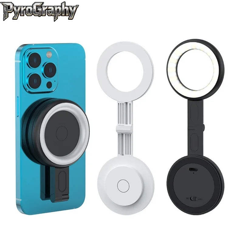 Creator MagSafe Pocket Ring Light + Stand (Level Up Selfie Vids On-the-Go)