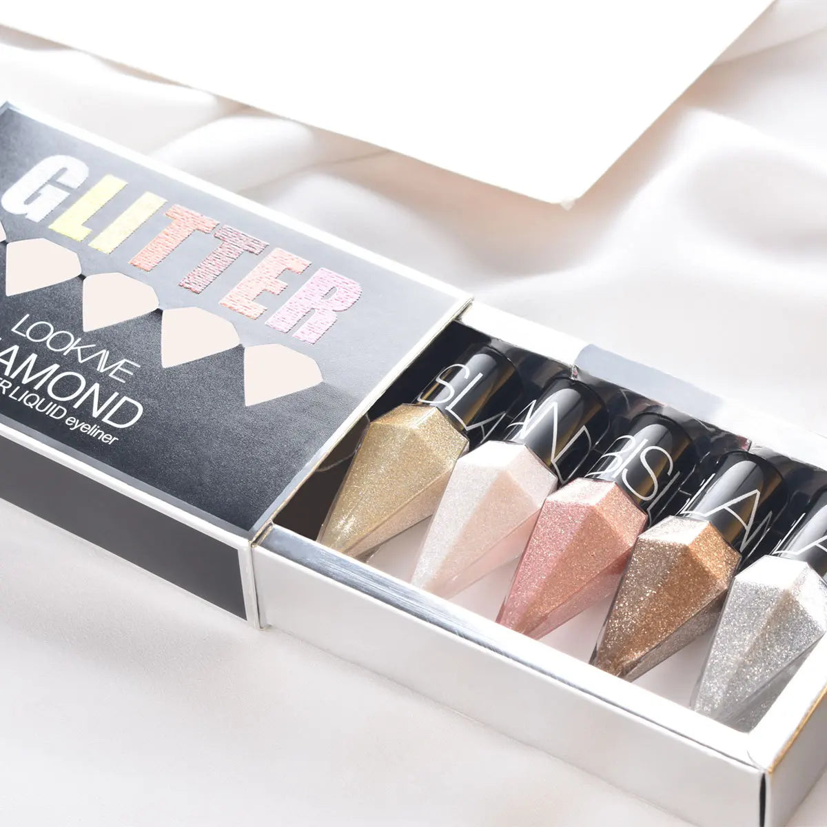 Diamond Shiny Eyeliner Eyeshadow Stick Waterproof Glitter Sequins Pink Liquid Eye Liners Eye Shadow Pen Korean Makeup Cosmetics