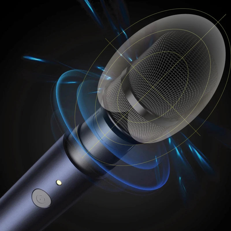 NUNAVO wireless microphone Interview professional microfeono Mic Handle broadcast microphone handheld for iphone smart phone