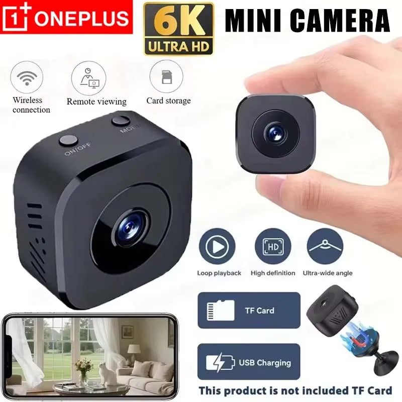 Oneplus Mini Security Camera 6K Wireless 2.4G WiFi Monitoring Security Protection Remote Night Vision Surveillance Smart Home