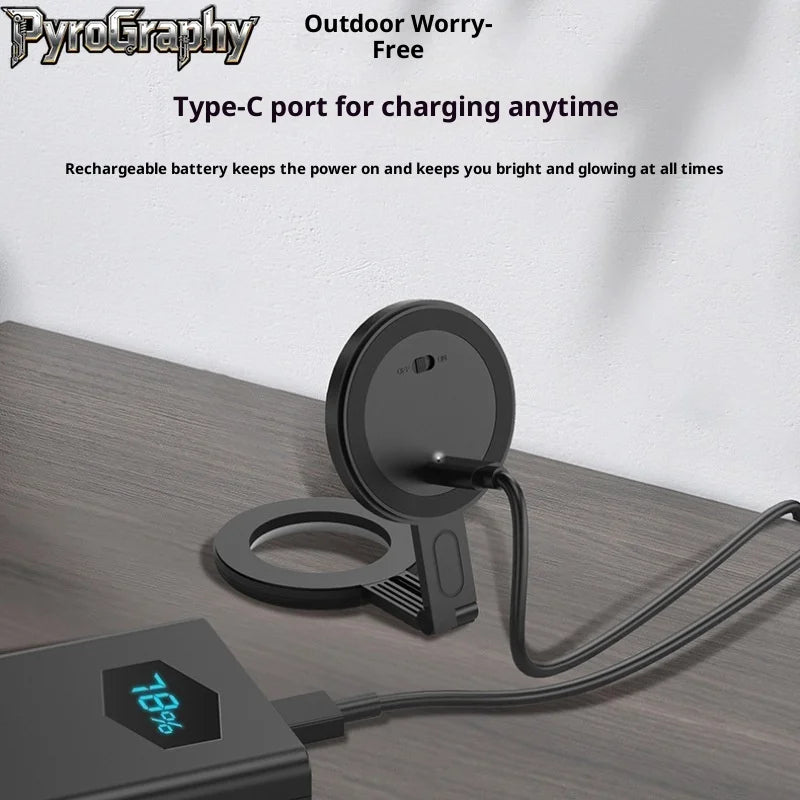 Creator MagSafe Pocket Ring Light + Stand (Level Up Selfie Vids On-the-Go)