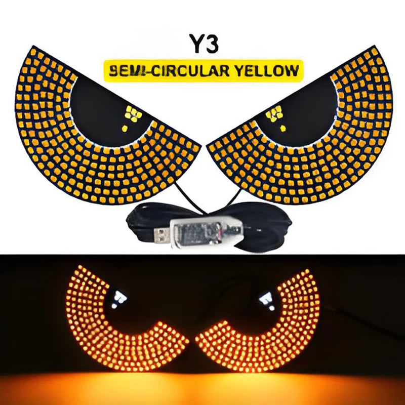 Truck LED Matrix Pixel Panel Display Screen Flexible RGB USB 5V Car Pattern Graffiti Text Projector Animation Shop Reminder Bar