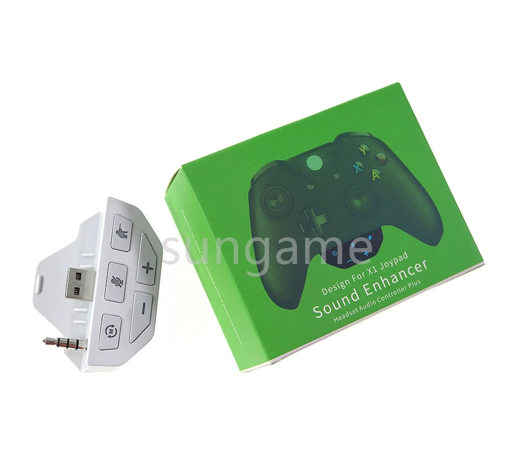 1pc Audio for Xbox One XboxSeries S X Controller Stereo Headset Adapter Headphone Converter