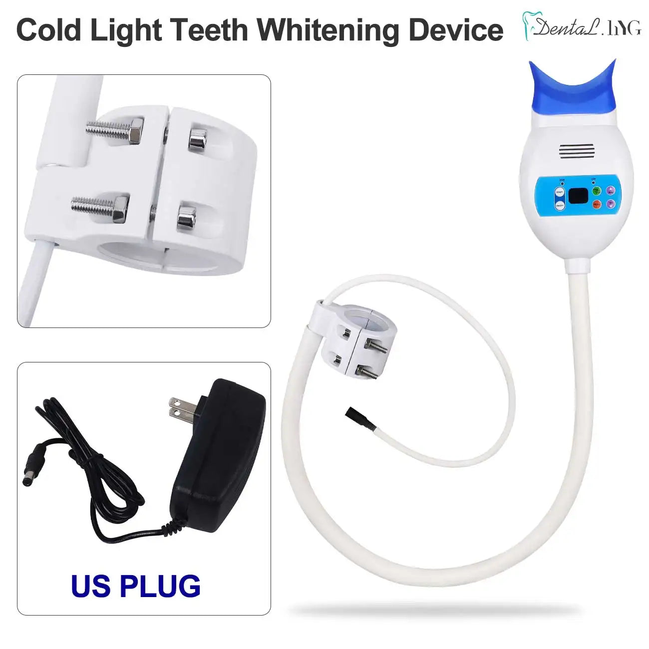 Dental Teeth Whitening Lamp Professional Cold Light Bleaching Blue Color LED Machine Dentistry Equipment Center Pillar Style