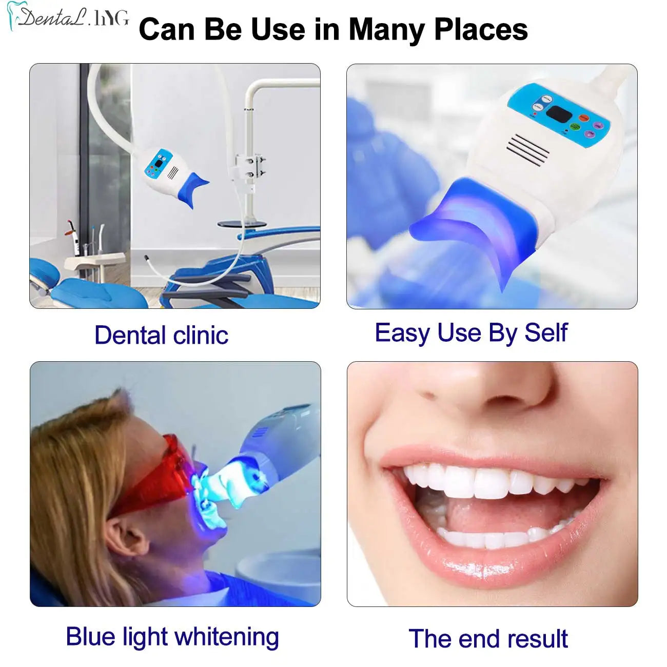 Dental Teeth Whitening Lamp Professional Cold Light Bleaching Blue Color LED Machine Dentistry Equipment Center Pillar Style