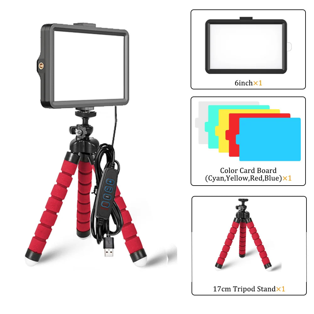 16cm Creator Ring Light Kit (Tripod + Phone Holder + Remote)