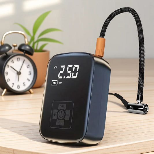 Portable Inflatable Pump Car Wireless Multifunctional Emergency Mobile Phone Rechargeable Tire Inflator