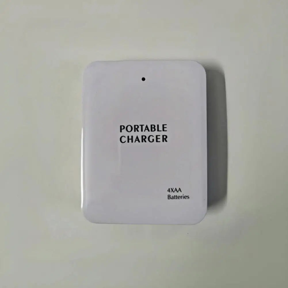 Portable Power Bank Case USB 4 AA Battery External Emergency Charger Case With LED Light For Cell Phone