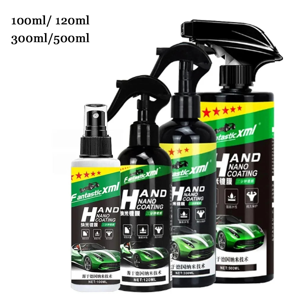 500Ml Nano Ceramic Car Coating Auto Detailing Products Liquid Spray Polish Wax Film Paint Care Protector Kit Accessories