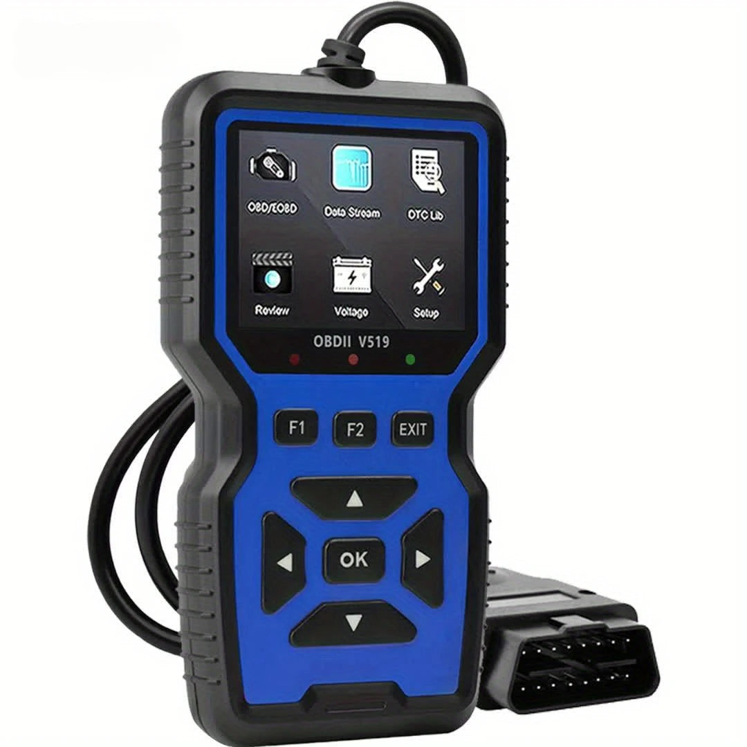 Car OBD2 Scanner Diagnostic Tool V519 Multi-language OBDII Car Voltage Tester Engine Fault Code Scanner Car Code Reader