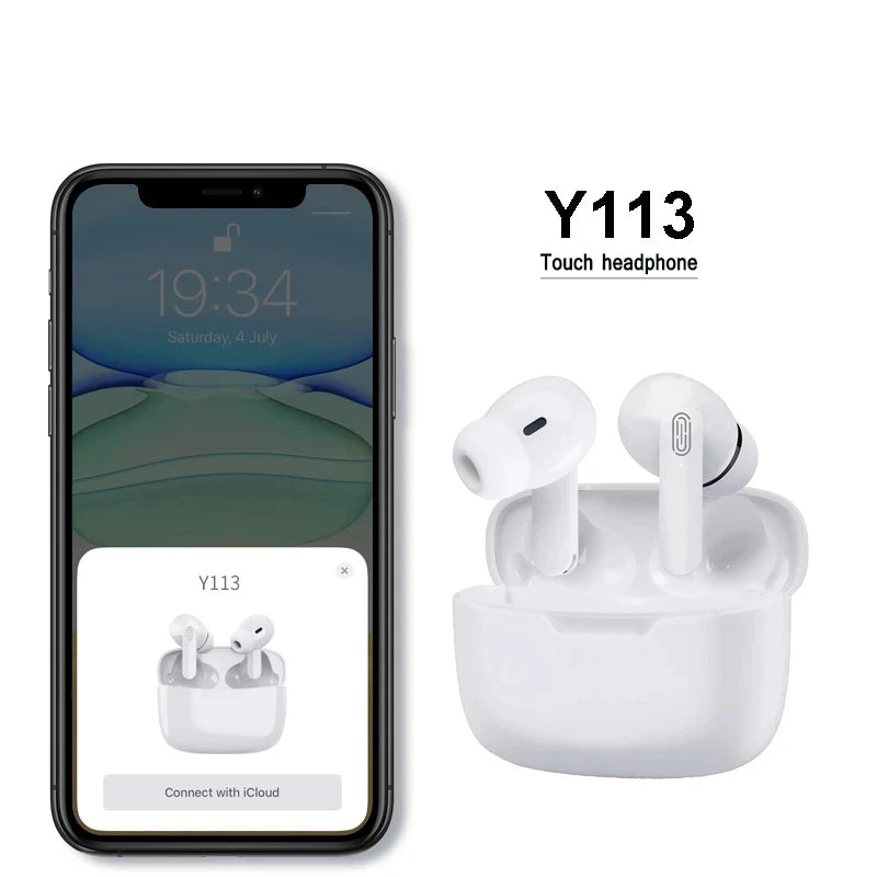 Mini Earbuds TWS Wireless Y113 New Wireless Bluetooth Sports Earphones ANC ENC High Quality Multifunctional noise cancelling