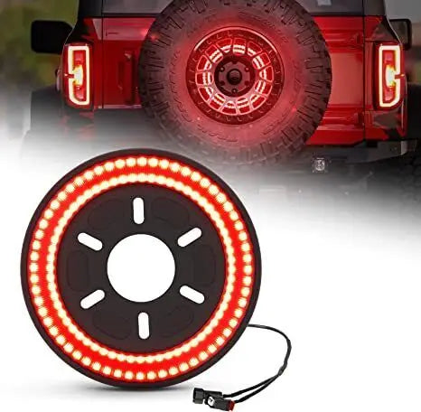 LED Spare Tire Brake Light For Ford Bronco 2021 2022 2023 Plug&Play Rear Red