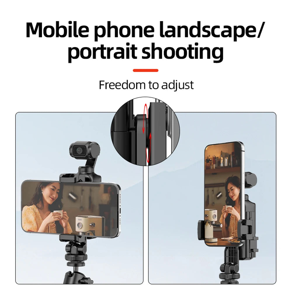 Phone Holder Teleprompter for DJI Pocket 3 Camera Live Streaming Bracket Expansion Adapter Frame Photography Accessories