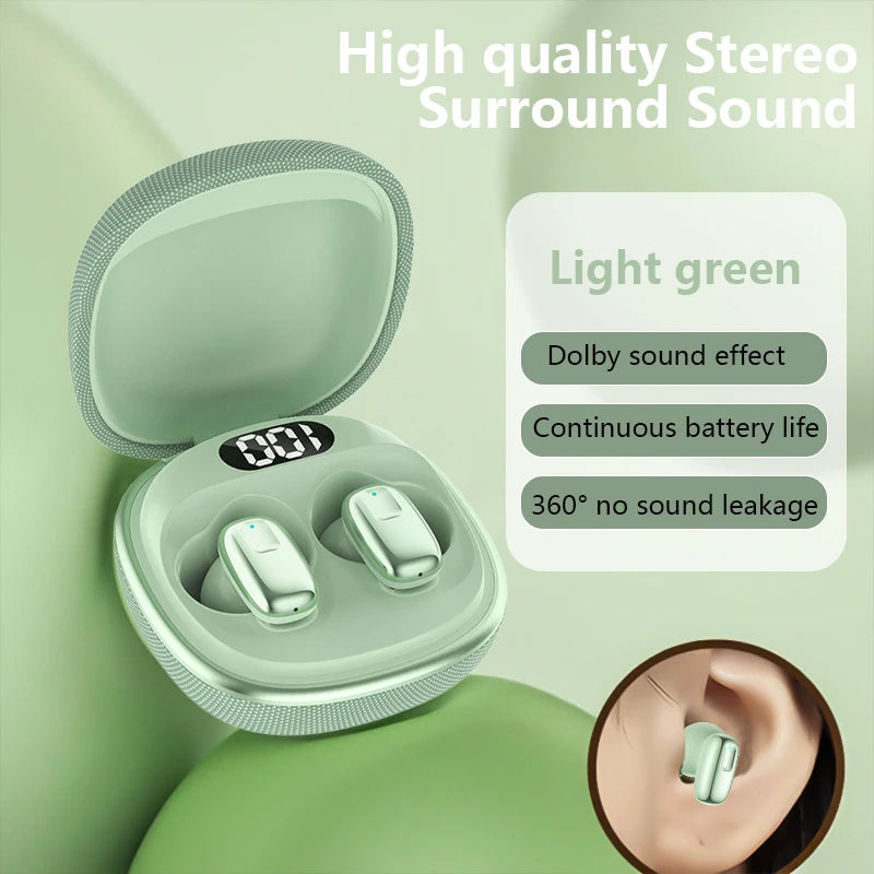 Wireless Earphones Bluetooth 5.3 Headphone Gaming Headset TWS LX5100 Sports Earbuds Noise Cancelling Headset for IOS Android