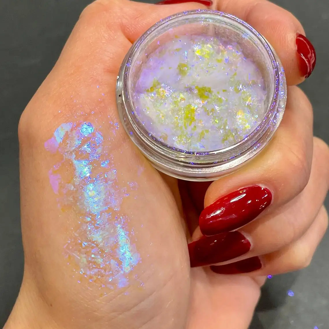Sparkly Chameleon Nail Opal Flakes Magic Mirror Aurora Thick Nail Sequins Pigment Eye shadow Colorshift Mermaid Nail Chrome Dust