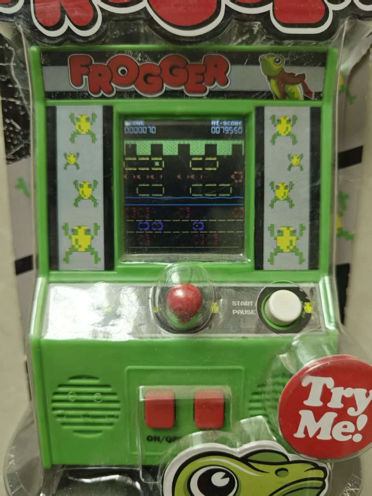 KONAMI FROGGER Arcade Classics RETRO Mini Handheld Game by Basic Fun 1980s GAMES retro game console