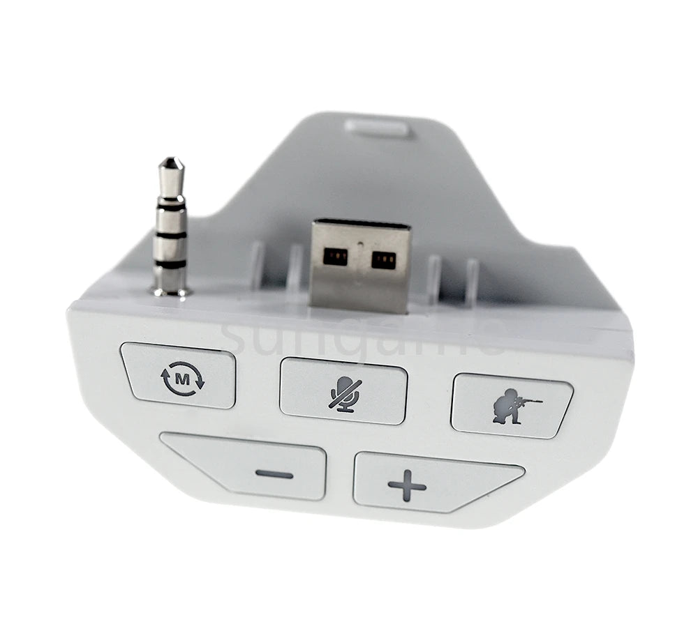 1pc Audio for Xbox One XboxSeries S X Controller Stereo Headset Adapter Headphone Converter