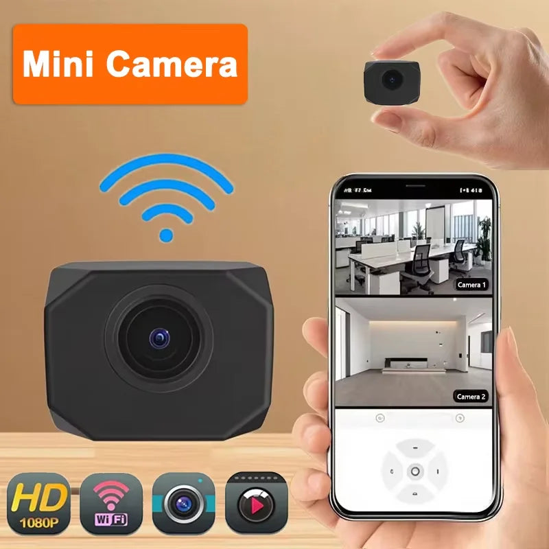 4K HD WiFi Security Camera for Home Mini Smart Indoor IP Surveillance with APP Remote Monitoring Portable Design 2026