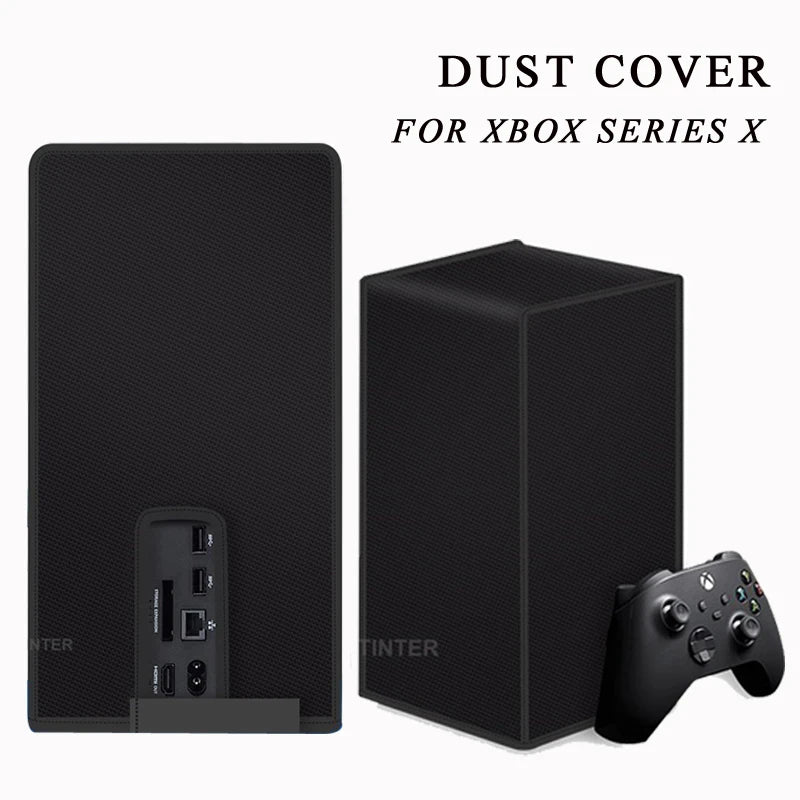 Dust Cover Vertical Case for Xbox Series X Console Anti-Scratch Horizontal Dustproof Sleeve for Xbox Series X Accessories