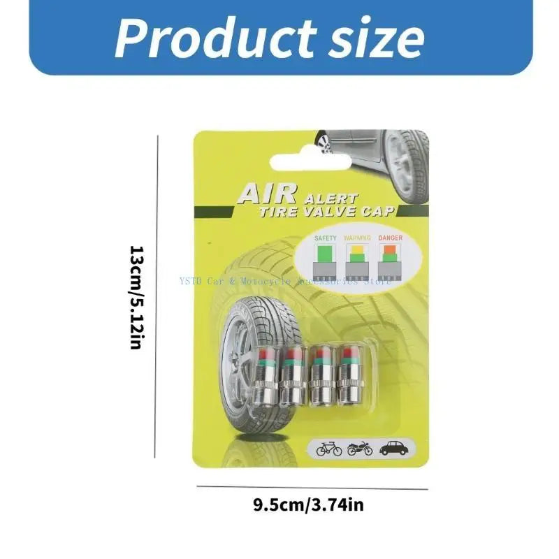 L5BC High Accuracy Car Tire Pressure Gauge Valves Caps Cover Monitoring Accurate Air Pressure Detection with Digital Screen