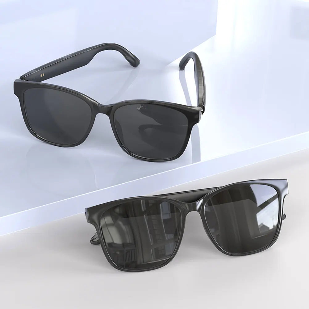 AI Smart Translator Glasses Wireless Earbud Automatic Voice Translation Support 75 Languages BT 5.4 for Sports Meeting Recording