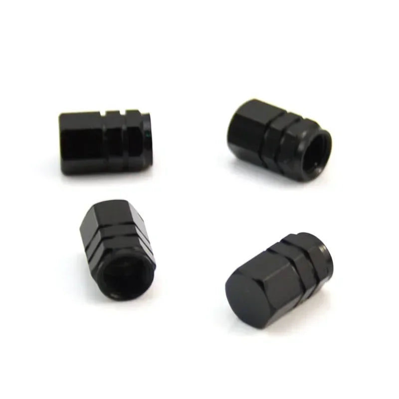 4Pcs Aluminum Tire Valve Caps Car Rim Plugs Tire Valve Cover valve stem Nipple Caps Motorcycle Car Wheel Plugs