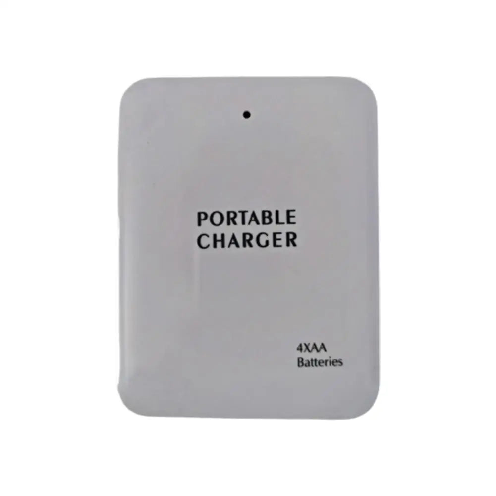 Portable Power Bank Case USB 4 AA Battery External Emergency Charger Case With LED Light For Cell Phone
