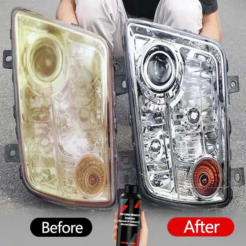 Car Headlight Restoration Kit Car Accessories Headlight Repair Polish Kit Headlamp Anti-Scratch Detailing Cleaning Maintenance