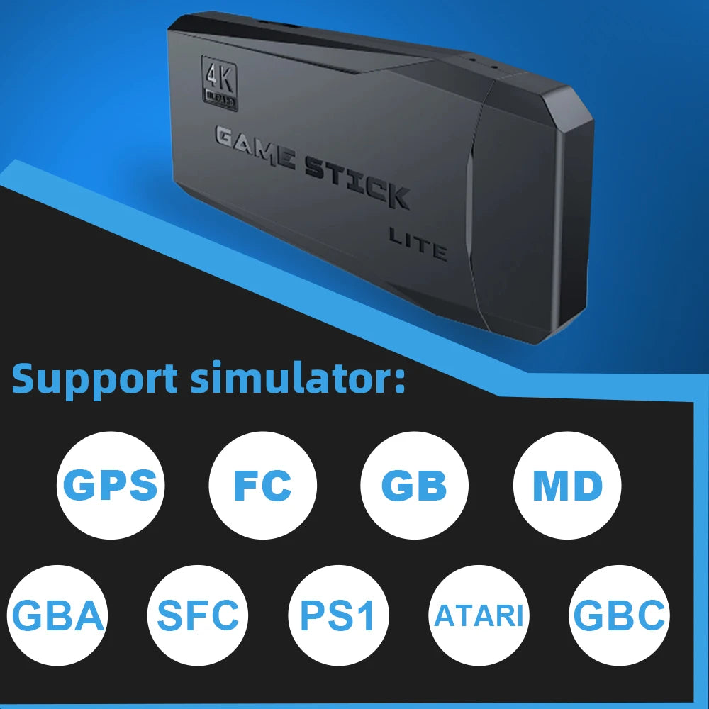 M8 Video Game Console 64G Built-in 20000 Games Retro handheld Console Wireless Controller Game Player For Children Xmas Gift