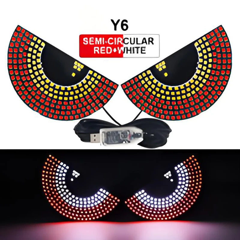 Truck LED Matrix Pixel Panel Display Screen Flexible RGB USB 5V Car Pattern Graffiti Text Projector Animation Shop Reminder Bar