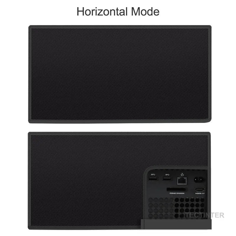 Dust Cover Vertical Case for Xbox Series X Console Anti-Scratch Horizontal Dustproof Sleeve for Xbox Series X Accessories