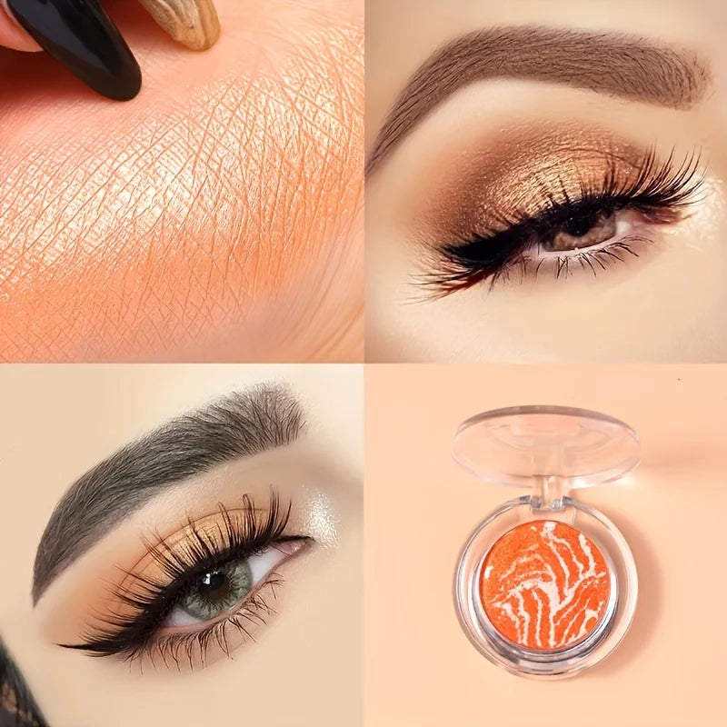 Dynamic Waterproof Eye Shadow Palette - Glitter Eyeshadow Pearlescent Highlighter Powder for Bright Shiny Makeup Look