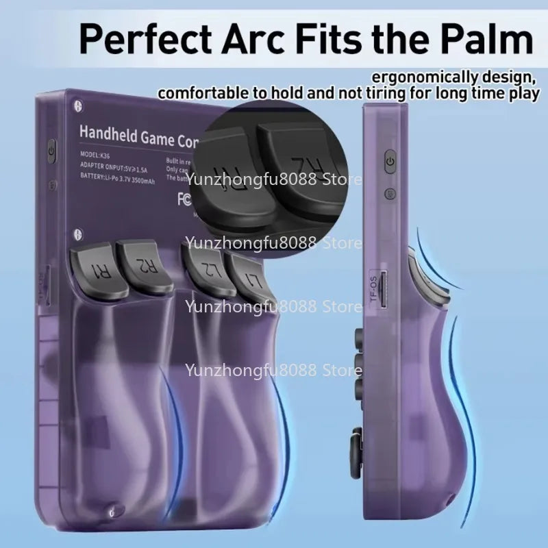 L K36 Handheld Game Console 3.5 Inch Screen Linux System 64g 15000 Game Classic Portable Retro R36S Handheld Game Console
