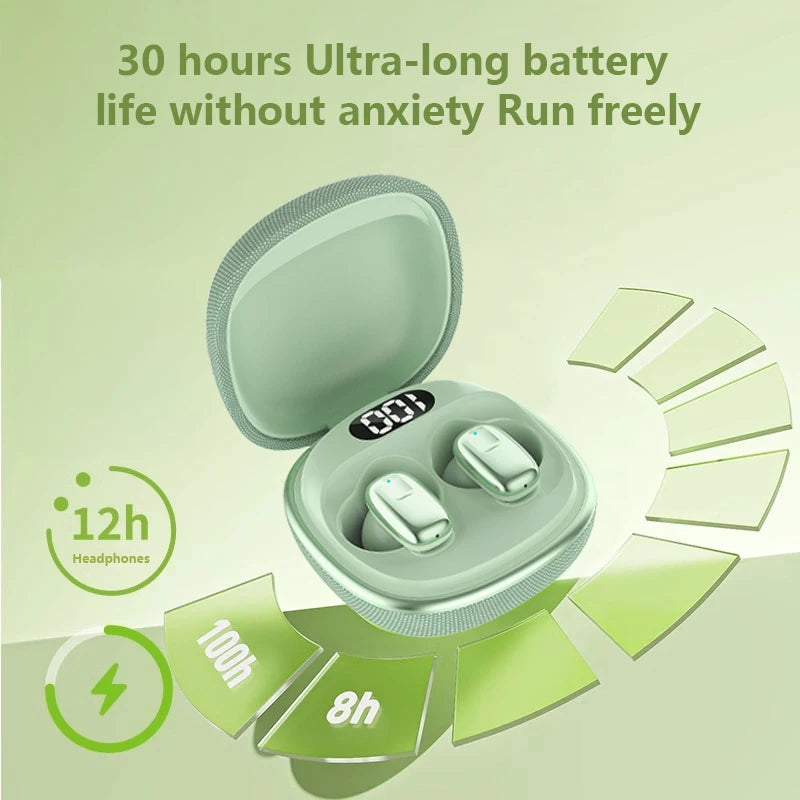 Wireless Earphones Bluetooth 5.3 Headphone Gaming Headset TWS LX5100 Sports Earbuds Noise Cancelling Headset for IOS Android